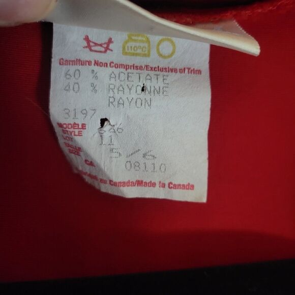 Vintage Emblem Red & Black Snazzy Jacket - Picture 5 of 10